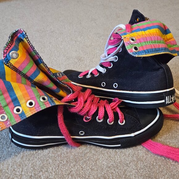 Vintage GUC Converse Extra High-top Punk Size 7 *Spring Clearance* - Picture 5 of 6